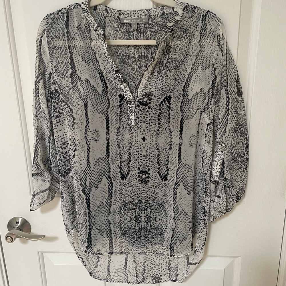 Sheer top with tank